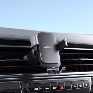 Acefast D59 gravitacinis automobilinis telefono laikiklis į oro angą - pilkas