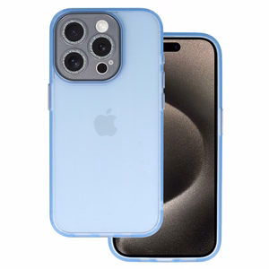 AG Matte Series dėklas telefonui Iphone 15 Plus šviesiai mėlynas