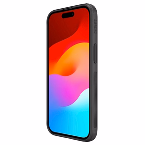 Dėklas Nillkin Super Frosted Shield Pro Apple iPhone 15 Plus juodas