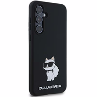 Karl Lagerfeld Silikoninis Choupette dėklas Samsung Galaxy A35 - juodas