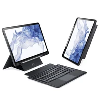 DUX DUCIS dėklas DK sulankstomas su belaidžiu klaviatūra SAMSUNG Tab S8 (X700/X706)/S7 (T870/T875/T876B) juodas