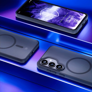 3mk dūminis magnetinis dėklas telefonui Samsung Galaxy S25 - juodas