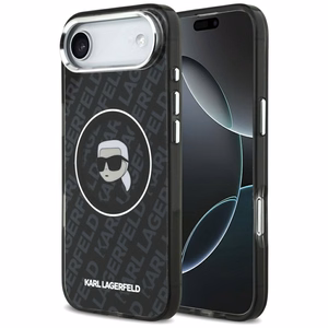 Karl Lagerfeld IML Karl Head Logo MagSafe dėklas, skirtas iPhone 17 Air, juodas