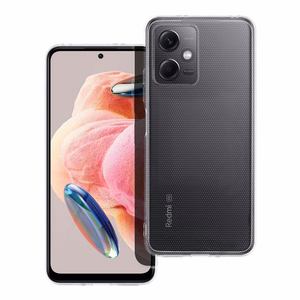 Skaidrus dėklas telefonui 2 mm XIAOMI Redmi Note 12 5G (kameros apsauga) permatomas