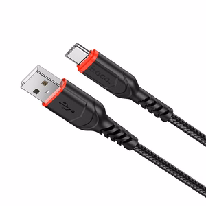 Kabelis USB A į USB C Hoco QC 3A 1 m X59 juodas