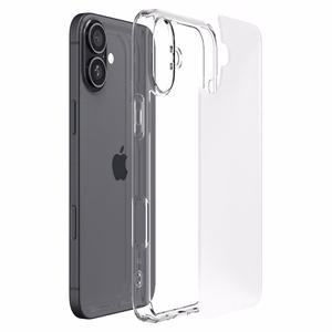 Spigen Ultra Hybrid dėklas, skirtas iPhone 16 – skaidri