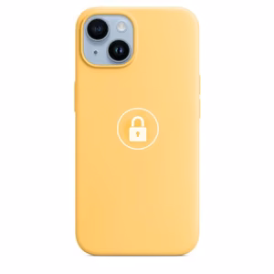 Phone Case "Silicone Case v2" for iPhone 14 Plus / Sunglow / in package