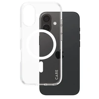 CARE by PanzerGlass Flagmano dėklas telefonui iPhone 16 6.1" baltas/baltas Magnetinis 1337