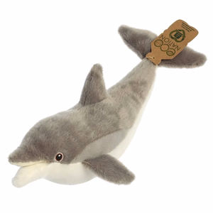 Eco Nation ekologiškas pliušinis žaislas – delfinas, 38 cm
