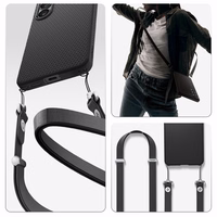 SPIGEN dėklas LIQUID AIR, skirtas SAMSUNG S26 Plus, matinis, juodas