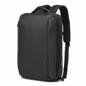 Wozinsky Premium 15,6'' nešiojamojo kompiuterio kuprinė / krepšys su dirželiu - juoda
