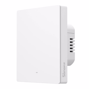Умный WiFi настенный выключатель SONOFF M5-1C-80W Matter (1-канальный, для рамки)