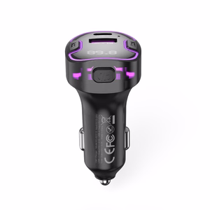 XO siųstuvas FM BCC12 Bluetooth MP3 automobilinis įkroviklis 3,1A juodas