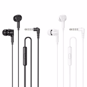 Laidinės ausinės Jack 3,5 mm su mikrofonu M102 juodos