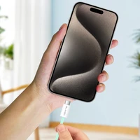 Blavec Kabelis Candy pintas - USB į Type C - PD 60W 3A 2 metrai Apple CarPlay/Android Auto (CCA-UC3GN20) žalias