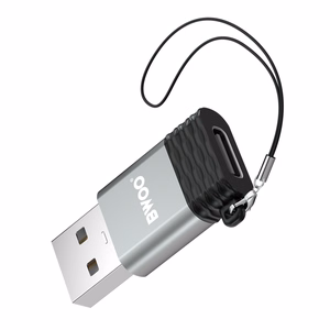 BWOO adapteris USB-C - USB pilkas OTG BZ-38