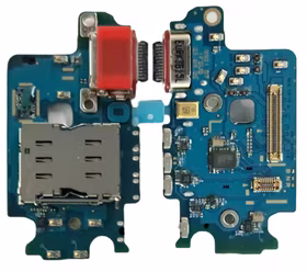 Lanksčioji jungtis Samsung S921 S24 su įkrovimo kontaktu, mikrofonu, SIM lizdu originali (service pack)