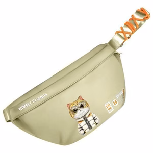Nimmy Crossbody Cool&Cute 2.0 Cat сумка через плечо - зелёная