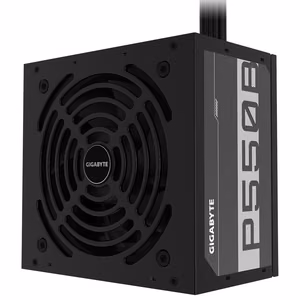 GIGABYTE 550 Watts Efficiency 80 PLUS BRONZE PFC Active MTBF 100000 hours P550B (Power Supply)