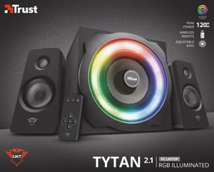 Trust GXT 629 Tytan garso kolonėlių komplektas 2.1 kanalai 60 W Juoda