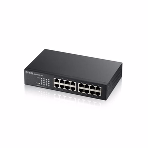 Zyxel GS1100-16-EU0104F – nevaldomas, gigabitinis Ethernet, tinklo komutatorius, 16 prievadų