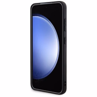 Guess Glitter Script dėklas telefonui Samsung Galaxy S24 - rožinė