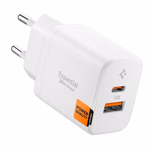 Spigen Essential EE202EU 20W sieninis ikroviklis - Baltas