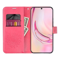 MEZZO Knygų dėklas SAMSUNG A57 5G mandala magenta