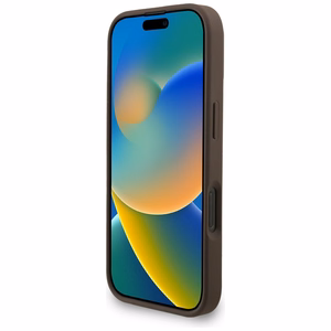 Guess 4G Strap 4G Classic Logo dėklas telefonui iPhone 16 Pro - ruda