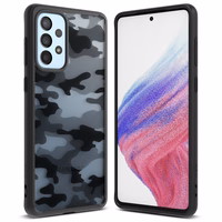Ringke Fusion Matte TPU dėklas su rėmeliu Samsung Galaxy A73 juodas