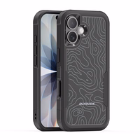 Dėklas Dux Ducis Shld Apple iPhone 17 juodas (Contour Pattern)