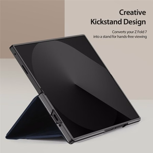 Telefono dėklas Dux Ducis Bril + Pen Samsung F966 Z Fold7 mėlynas