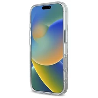 Karl Lagerfeld IML Monogram Karl & Choupette Head Magnetinis dėklas telefonui iPhone 16 Pro Max - skaidrus