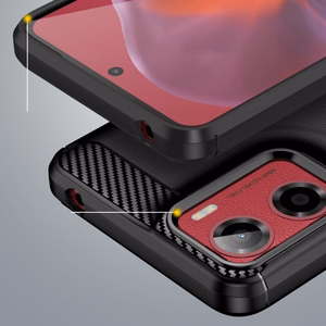 Tech-Protect TPUCarbon dėklas Motorola Moto G05 / E15 - Juodas