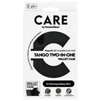 CARE by PanzerGlass Feature Tango 2in1 piniginės dėklas telefonui Samsung Galaxy S24+ - juodas