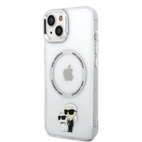 Karl Lagerfeld KLHMP14MHNKCIT iPhone 14 Plus 6.7" kietas dėklas transparent