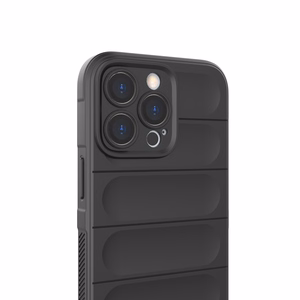 Чехол Magic Shield для iPhone 13 Pro гибкий бронированный тёмно-синий
