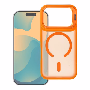 Case for iPhone 17 Pro Max / 18 Pro Max Forcell F-Protect Shadow Stand Premium compatible with MagSafe orange