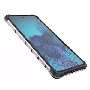 Honeycomb dėklas šarvuotas dėklas su geliniu rėmeliu Samsung Galaxy A73 mėlynas