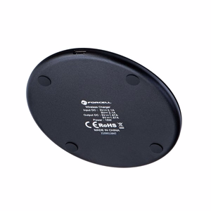 FORCELL F-ENERGY greitas belaidis įkroviklis Qi QC 15W juodas