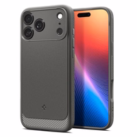 Spigen Rugged Armor Mag Magnetinis dėklas telefonui iPhone 17 Pro Max - pilka