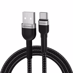 Wozinsky WNBAC2 кабель USB-A USB-C 2.4A 2м - чёрный