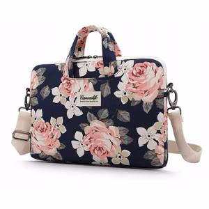 Canvaslife Briefcase Laptop Bag 15-16'' - Navy Blue/Pink