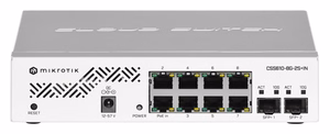 Komutatorius MIKROTIK CSS610-8G-2S+IN 8 prievadai Gigabit 2xSFP+