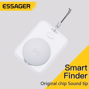 Essager Tag baltas išmanusis Bluetooth ieškiklis / sekiklis pakabukas