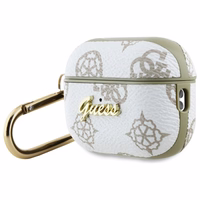 Guess GUAP2PG4GPH AirPods Pro 2 (2022/2023) dėklas baltas 4G Hook