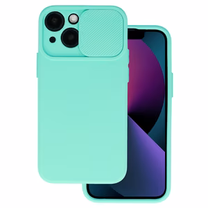 Camshield Soft dėklas telefonui iPhone 15 Plus (m) - mėtinis