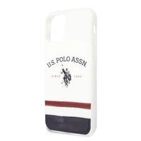 US Polo USHCN65PCSTRB iPhone 11 Pro Max balta Tricolor Pattern Collection