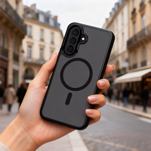 Tech-Protect Magmat MagSafe Dėklas for Samsung Galaxy A57 5G - Semi-skaidrus