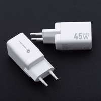 Įkroviklis Forcell (VT-36B) (2xUSB-C 3A 45W) baltas